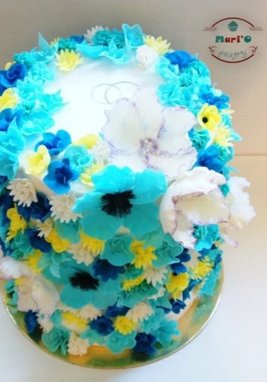 Свадебный торт M118266 - Компания Mari`O