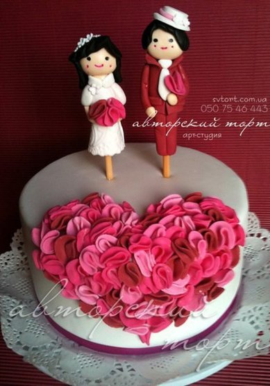 Свадебный торт А60572 - Кондитерская Анна Лукьянчук