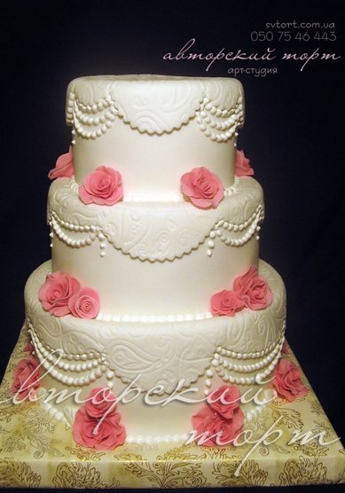 Свадебный торт А60574 - Кондитерская Анна Лукьянчук