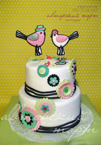 Торт на свадьбу А60585 - Кондитерская Анна Лукьянчук