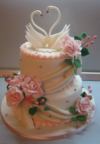 Торт на свадьбу О60593 - Кондитерская Оксана Шуликова
