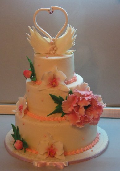 Торт на свадьбу О60597 - Кондитерская Оксана Шуликова