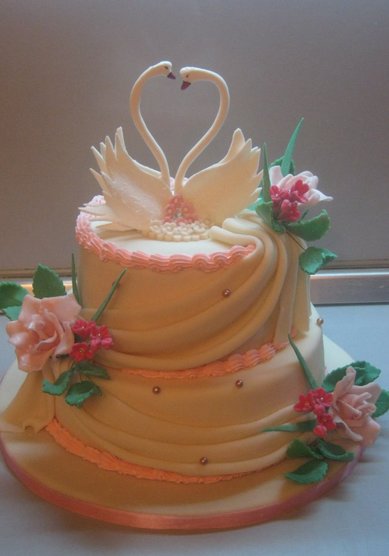 Свадебный торт О60600 - Кондитерская Оксана Шуликова