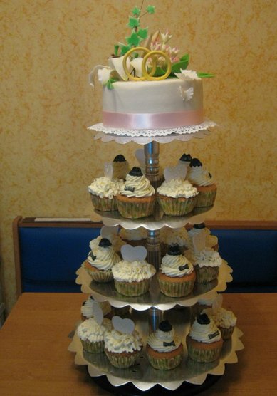 Торт на свадьбу О60605 - Кондитерская Оксана Шуликова