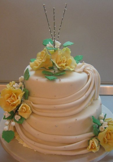 Свадебный торт О60606 - Кондитерская Оксана Шуликова