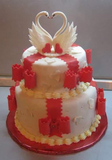 Свадебный торт О60610 - Кондитерская Оксана Шуликова