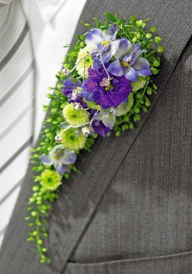 Бутоньерка Ц8801 - Студия флористики Цветы для свадьбы