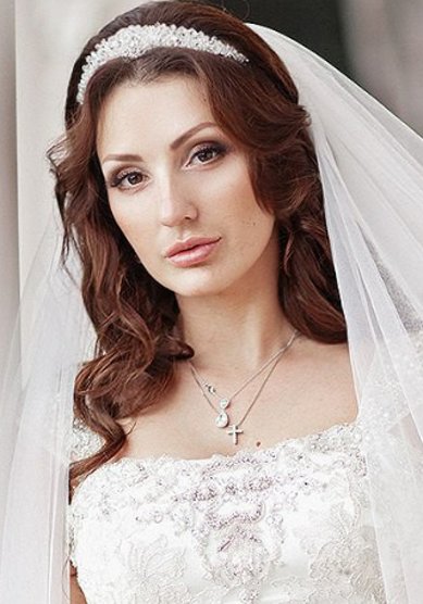 Свадебная прическа Ю16789 - Стилист-визажист Юлия Милованова