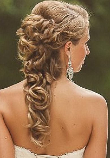 Прическа на свадьбу Е16796 - Стилист-визажист Елена Борисова