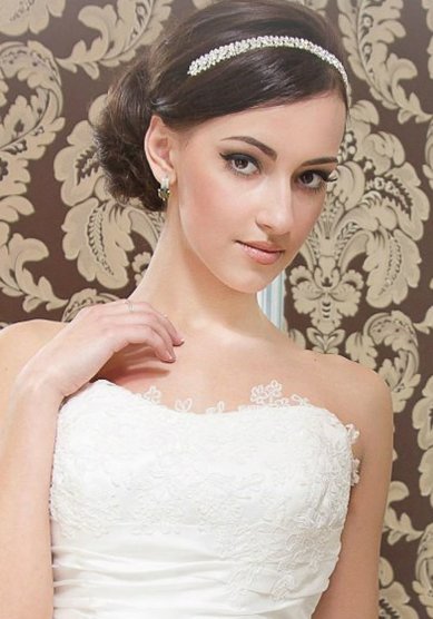 Прическа на свадьбу Е16804 - Стилист-визажист Елена Борисова