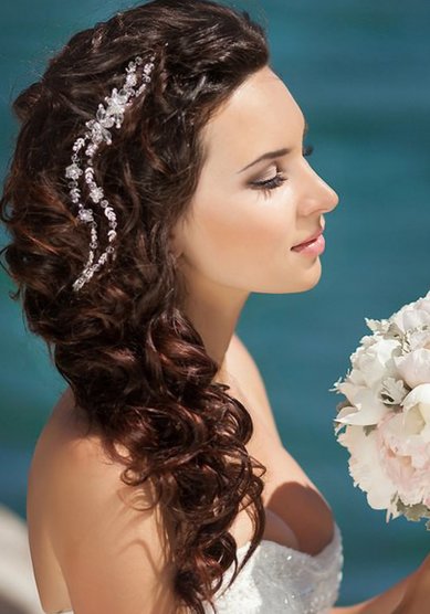 Прическа на свадьбу Е16806 - Стилист-визажист Елена Борисова