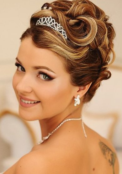 Свадебная прическа Т16811 - Стилист-визажист Яна Туманова