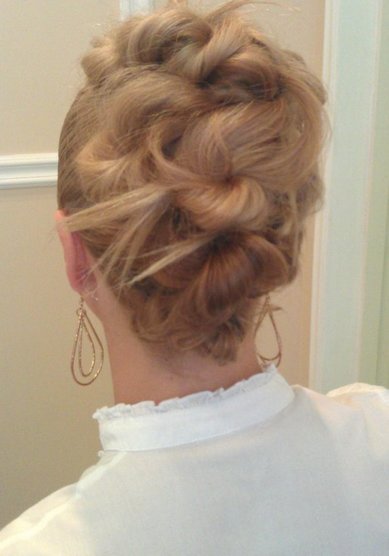 Прическа на свадьбу Т16818 - Стилист-визажист Яна Туманова