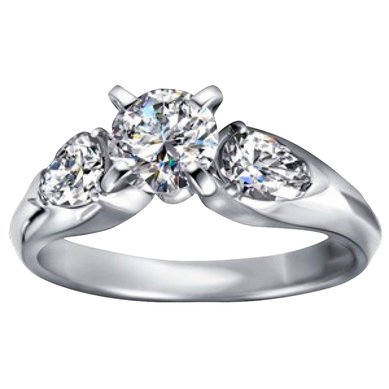 Помолвочное кольцо V6806 - Ювелирный салон Violet