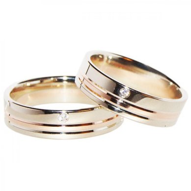 Обручальное кольцо Z6813 - Ювелирный салон Zarina