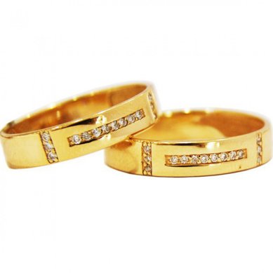 Обручальное кольцо Z6817 - Ювелирный салон Zarina