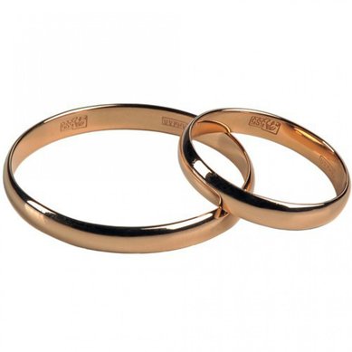 Обручальное кольцо Z6823 - Ювелирный салон Zarina