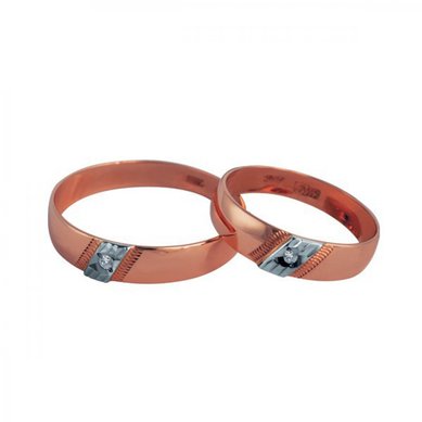 Обручальное кольцо Z6828 - Ювелирный салон Zarina