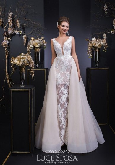 Свадебное платье Меган-Д67219 - Свадебный салон Дикая Мята